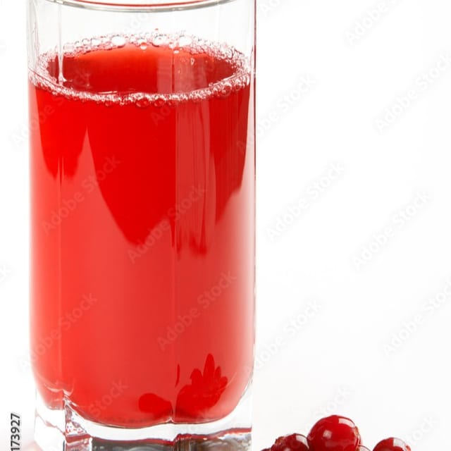 Cranberry Juice.