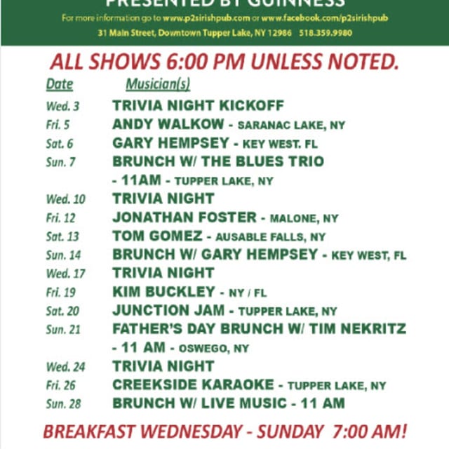 June 2026 Events Calendar